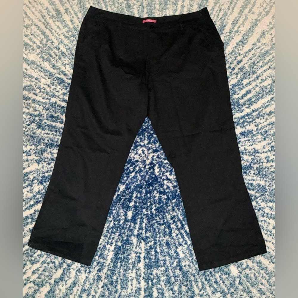 Woman Within Black Natural Fit Pants (NWOT)